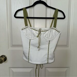 With Jean Ryder Corset Top Size Small